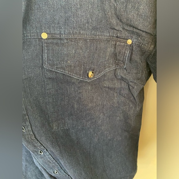 Vintage Versace Denim Shirt Jacket - Picture 6 of 9